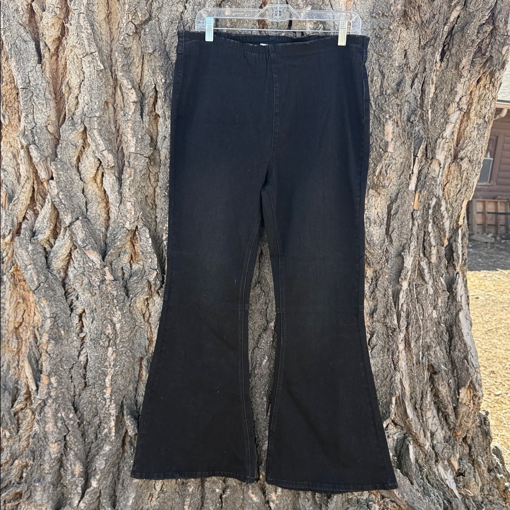 C & v Chelsea and violet flare jeans